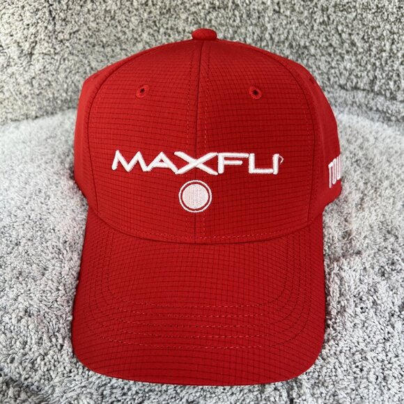 MAXFLI 3D Logo Cap "RED" TOUR ADJUSTABLE (NEW w/TAGS!) - Picture 1 of 6